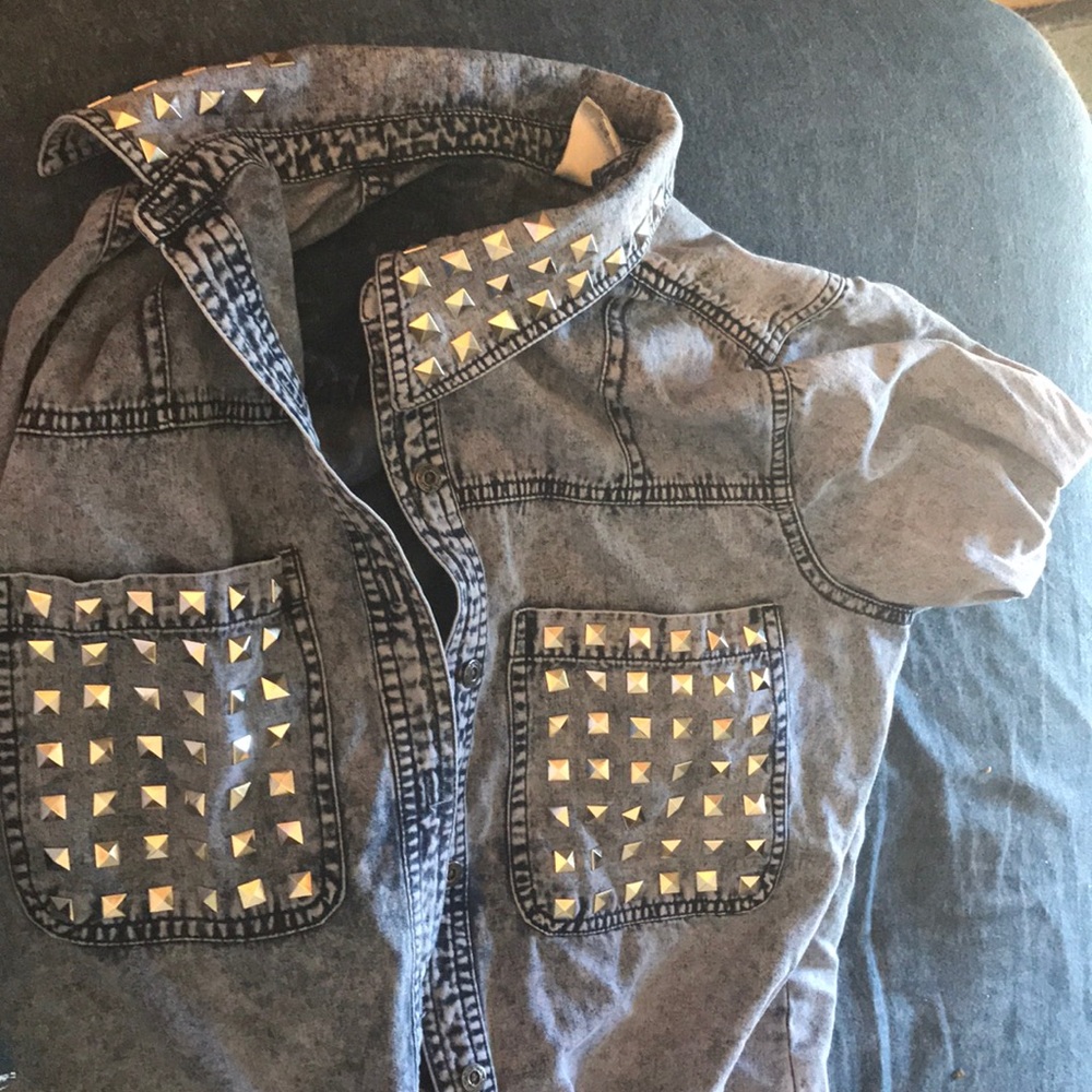 Colorful Jean jacket (small) - Picture 2 of 7